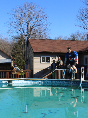November 29, 2020 - Just a dip in the pool, FREEZIN FOR A REASON!