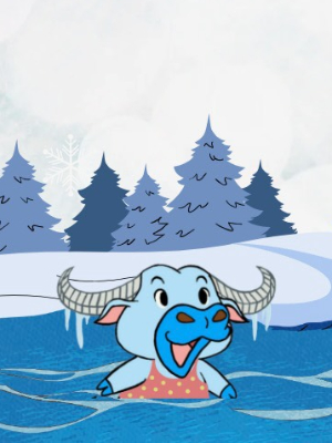 UBCKI, our mascot is also getting into the spirit of plunging!