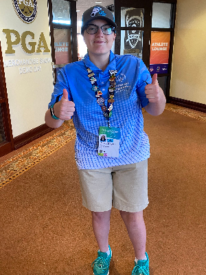 Hooray Rebecca! National Special Olympics Golf Bronze Medal Champion