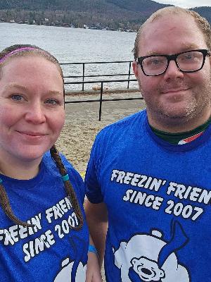 Freezing for a good reason!