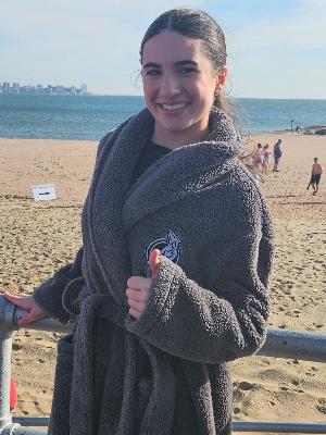 It was a beautiful day to be "Freezin for a Reason."