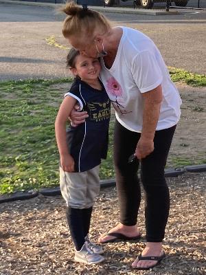 Softball with nana