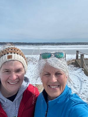 Checked out the plunge site today! We see water!!